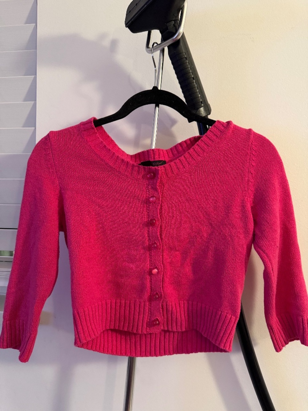 Betsey Johnson fitted cropped cardigan